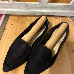 Jones New York Black Suede Loafers
